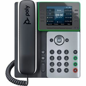 Poly Edge E320 IP Phone Bluetooth NFC PoE 82M88AA White/Blue