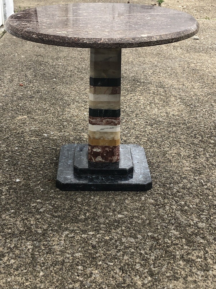 Antique Marble Side Table Italian