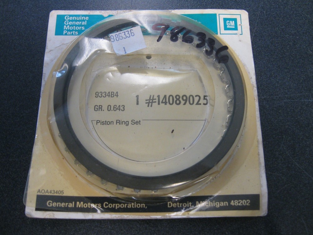 Johnson Evinrude OMC 0986336 Standard Piston Ring Set J262