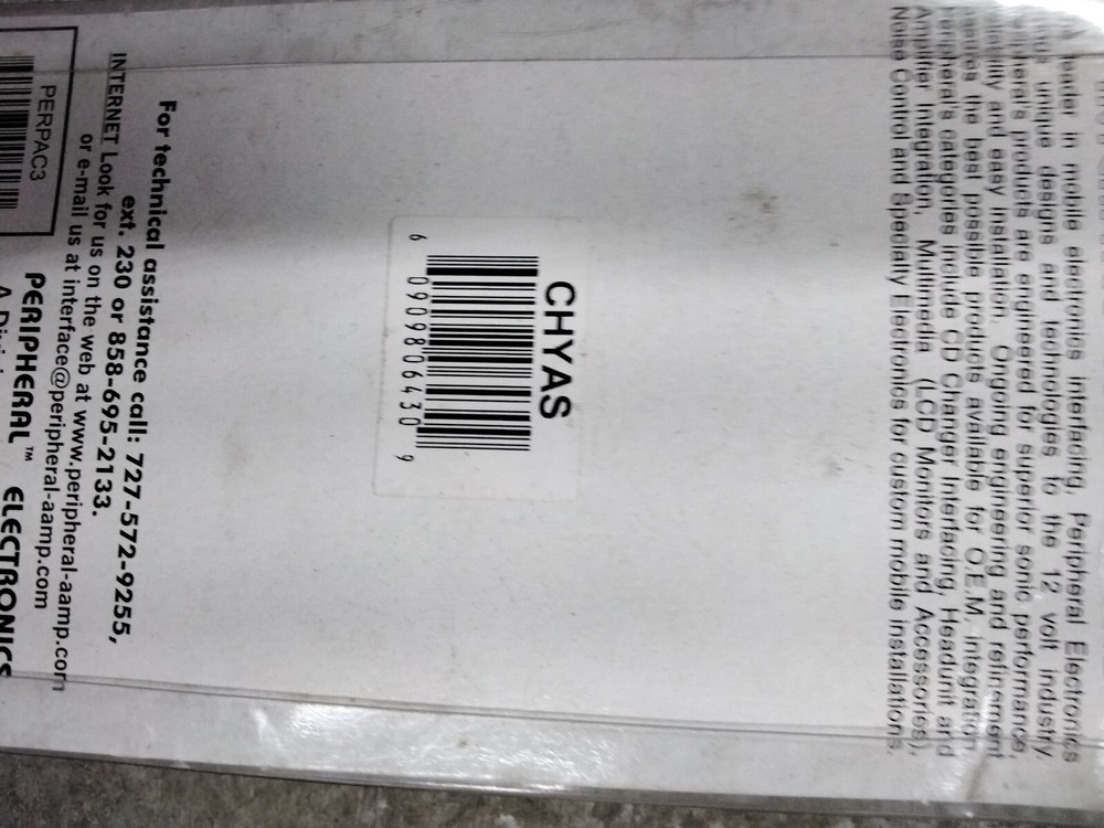 NEW Peripheral Interface Components Cd Changer Part# Chyas FREE SHIPPING