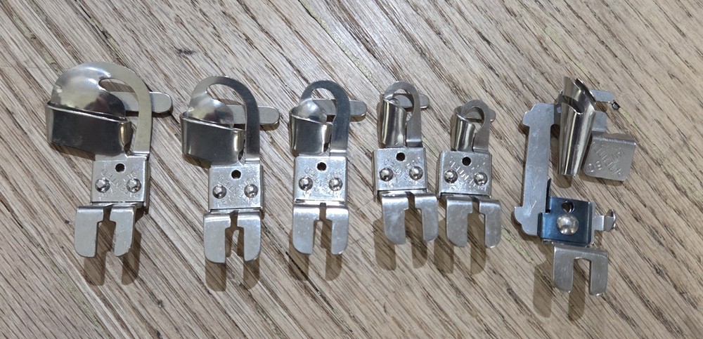 Vintage Rorary Sewing Attachments And Box