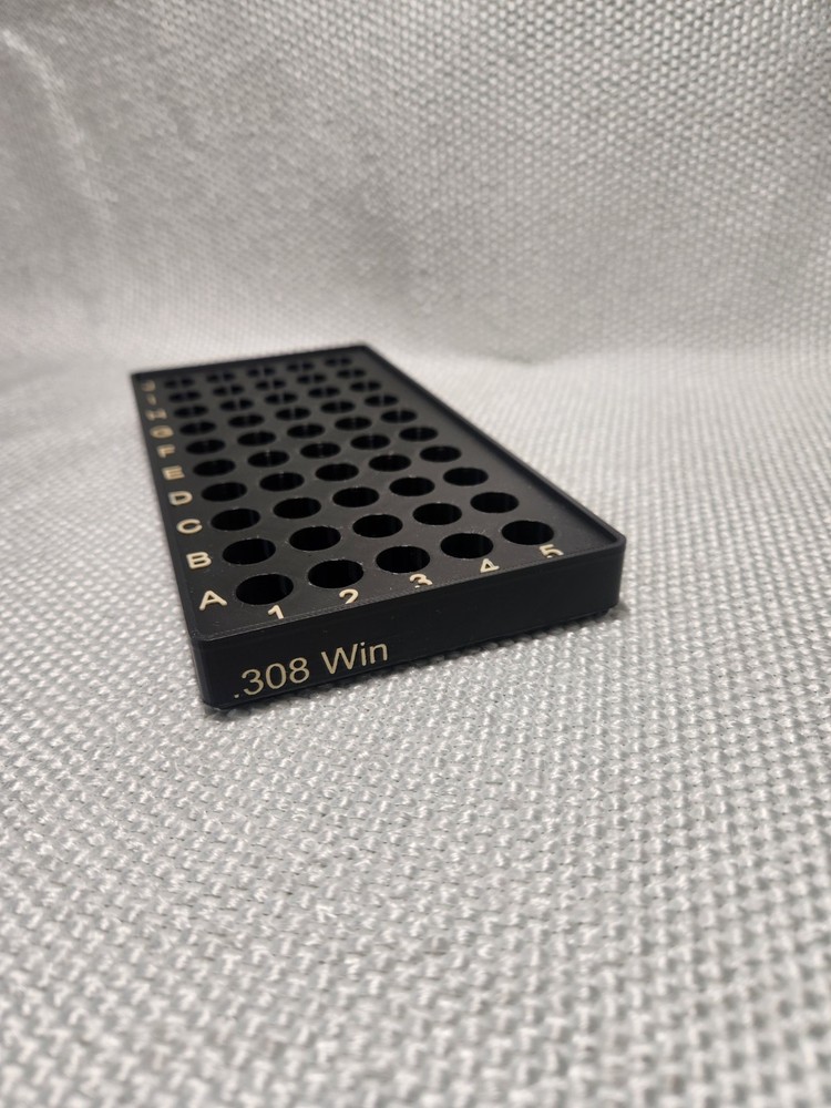 .308 Winchester 50rd reloading tray, Stackable, Different color options