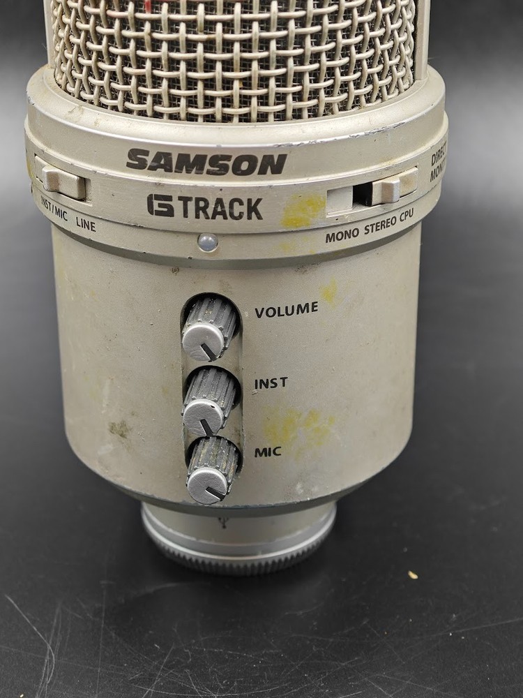 Samson GTrack Microphone Beige Used Working