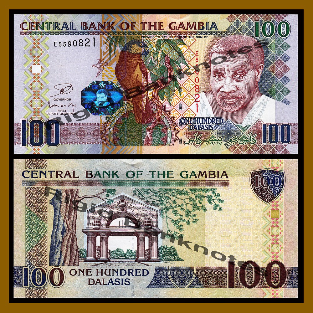 Gambia 100 Dalasis, 2013 P-29b Unc