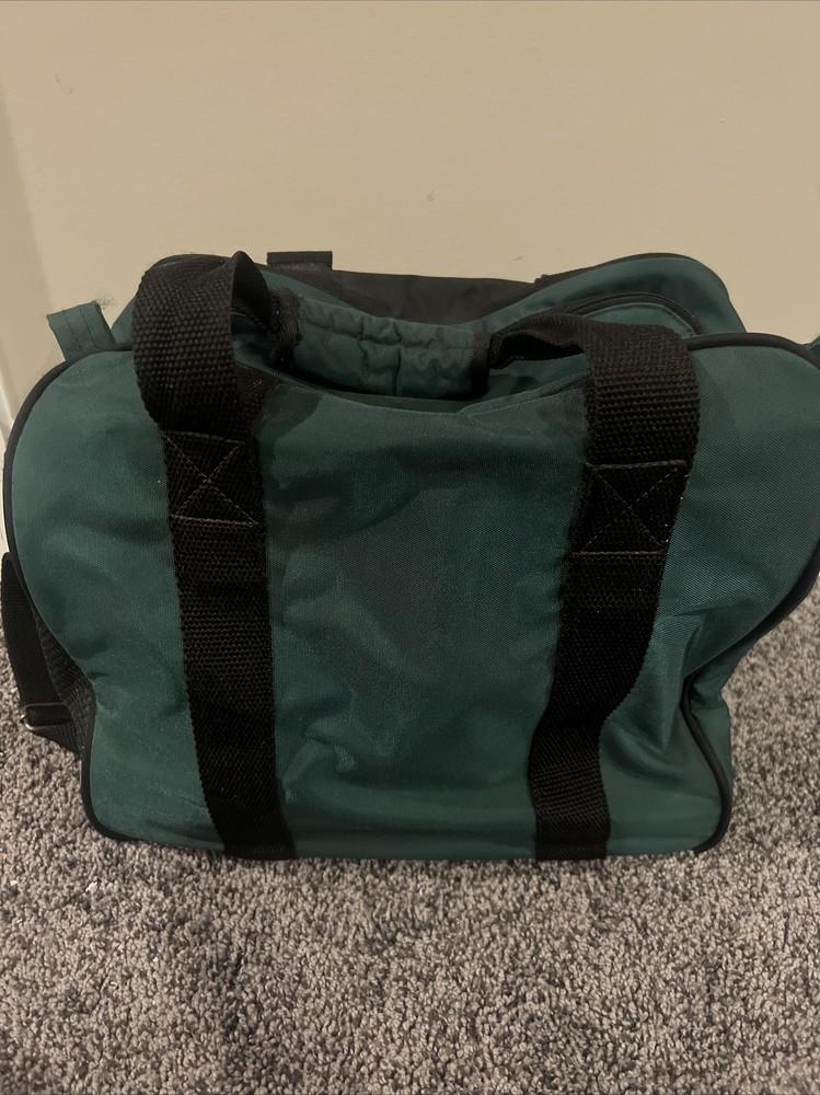 Ebonite Green Bowling Ball Bag with Shoulder Strap