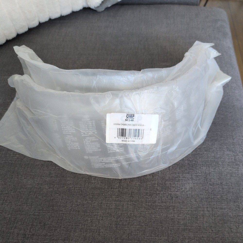 OMP Replacement Clear Visor For OMP Circuit Helmet 2017-2019 (SC611E)