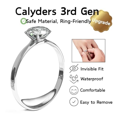 3rd Generation Ring Sizer – Magic Resin Invisible Ring Adjuster for Loose