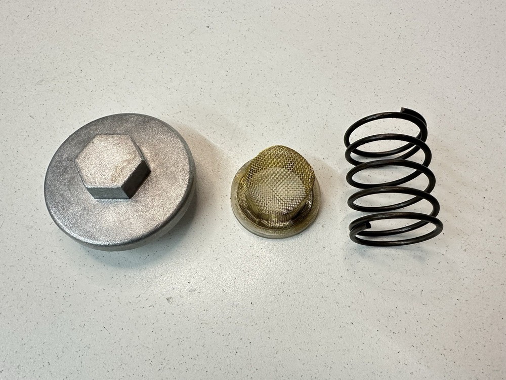 USED 92-04 YAMAHA 250 TIMBERWOLF BEAR TRACKER ENGINE OIL DRAIN PLUG W STRAINER