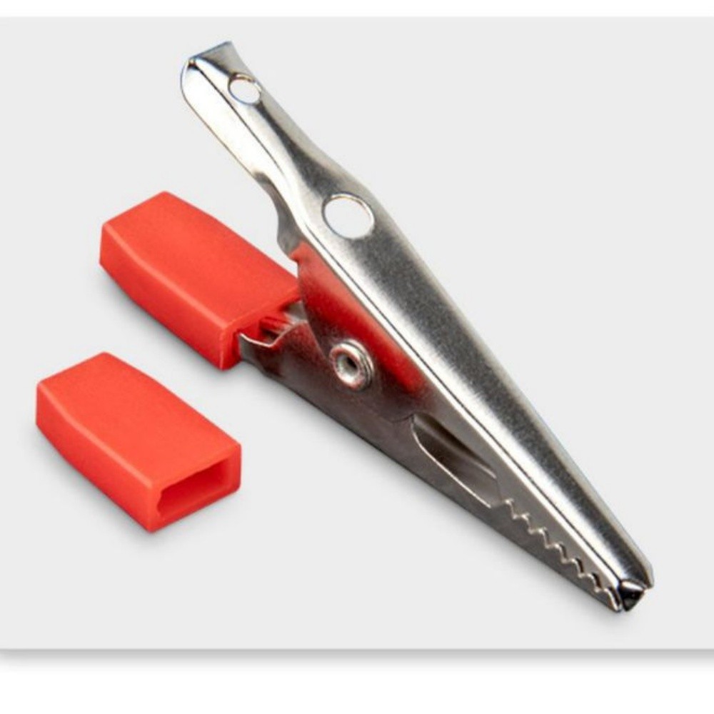 20 Pcs Nickel Plating Crocodile Clip Set Strong Spring For Electrical Testing