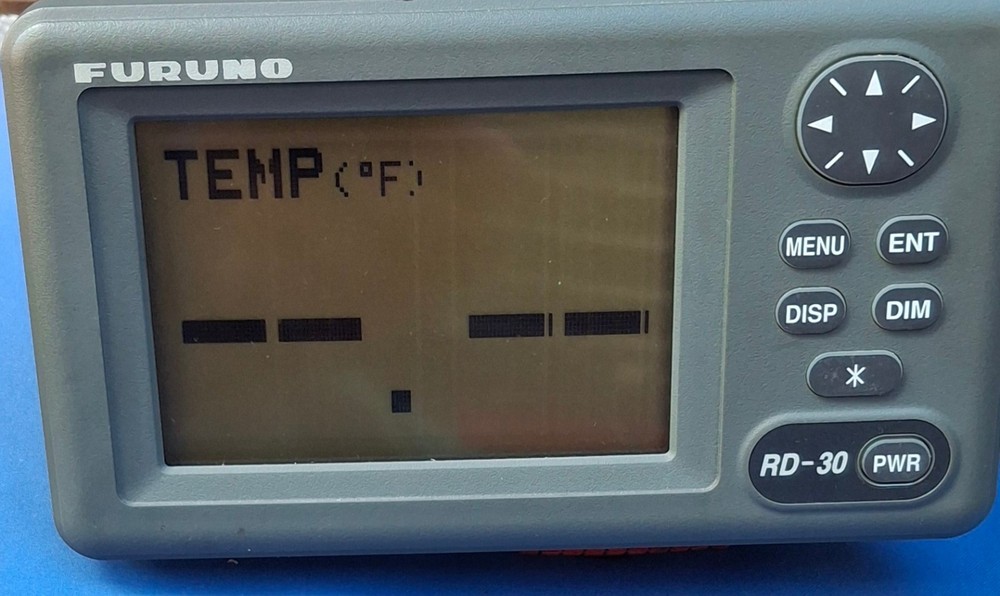 Furuno RD-30 Remote Organizer Multi Display Depth Temp Speed bad pixels for Part