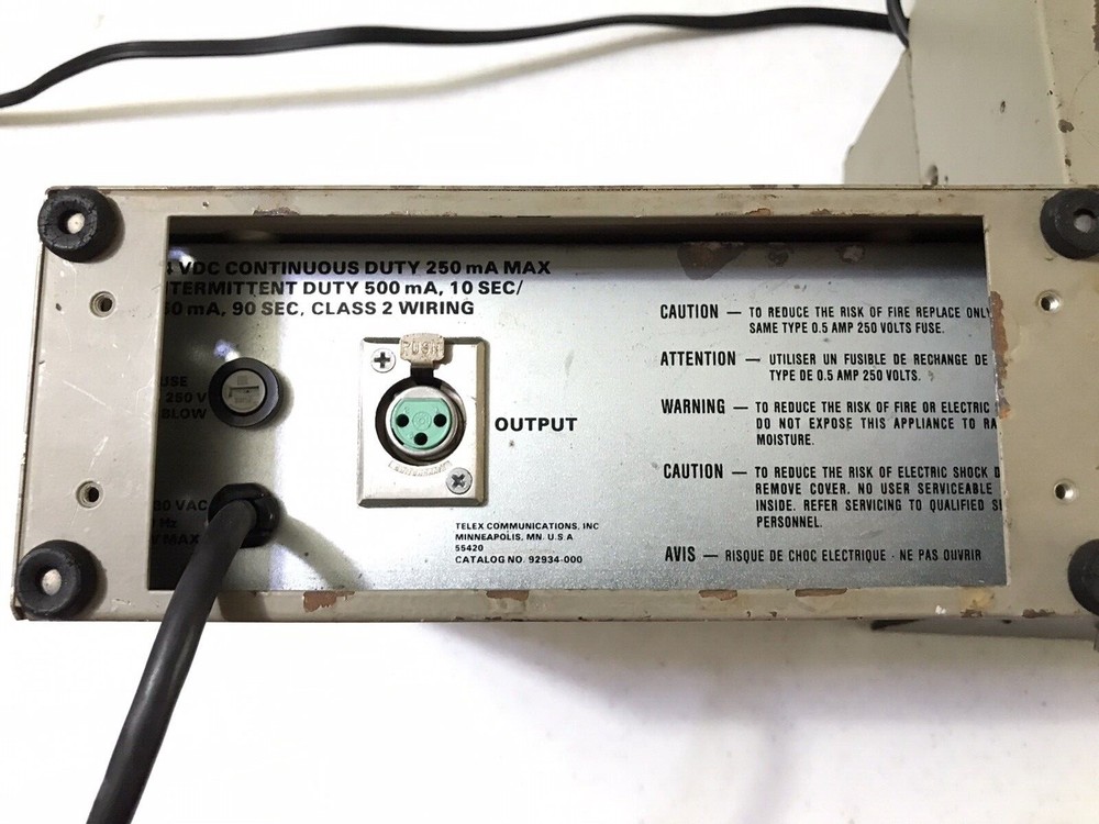 Telex PS-1 Power Supply
