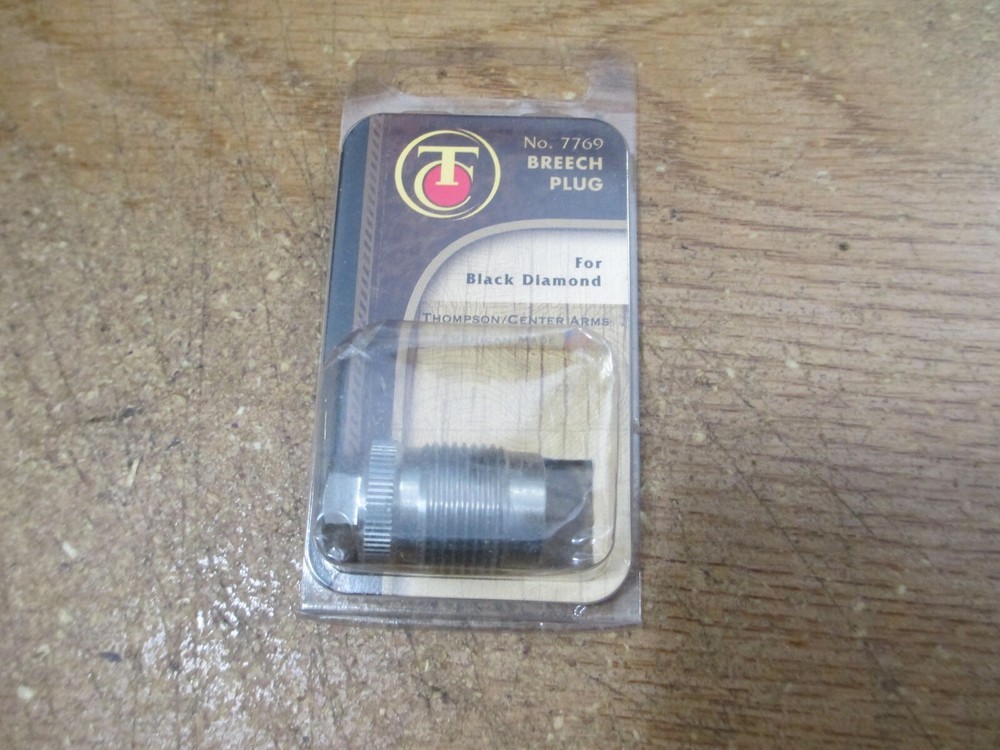 TC THOMPSON CENTER BLACK DIAMOND BREECH PLUG #7769 INLINE RIFLE MUZZLELOADER
