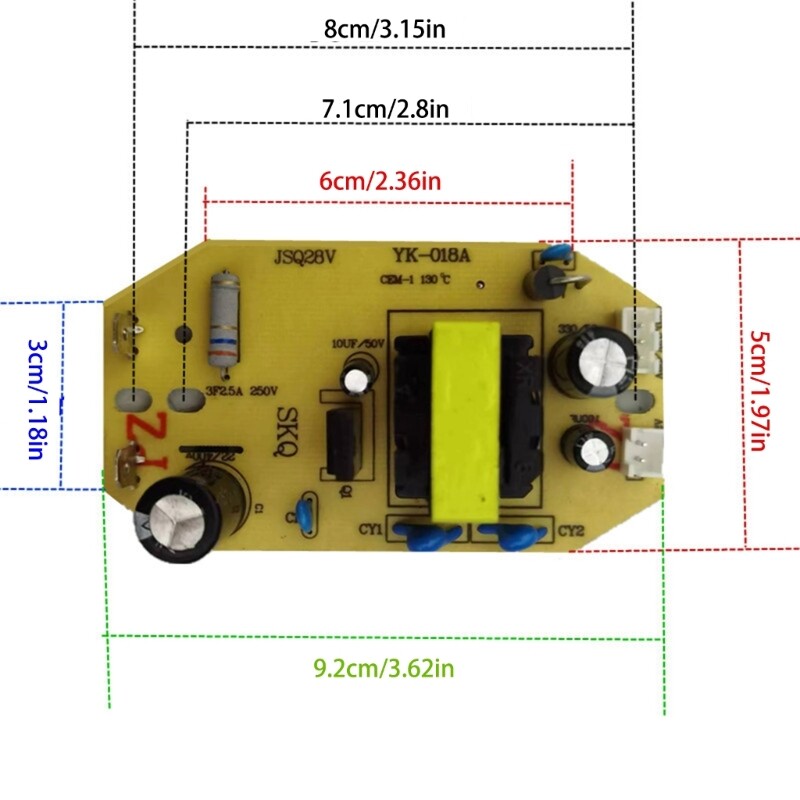 Universal Humidifier Board Control Power Supply Atomization Circuit Plate Module
