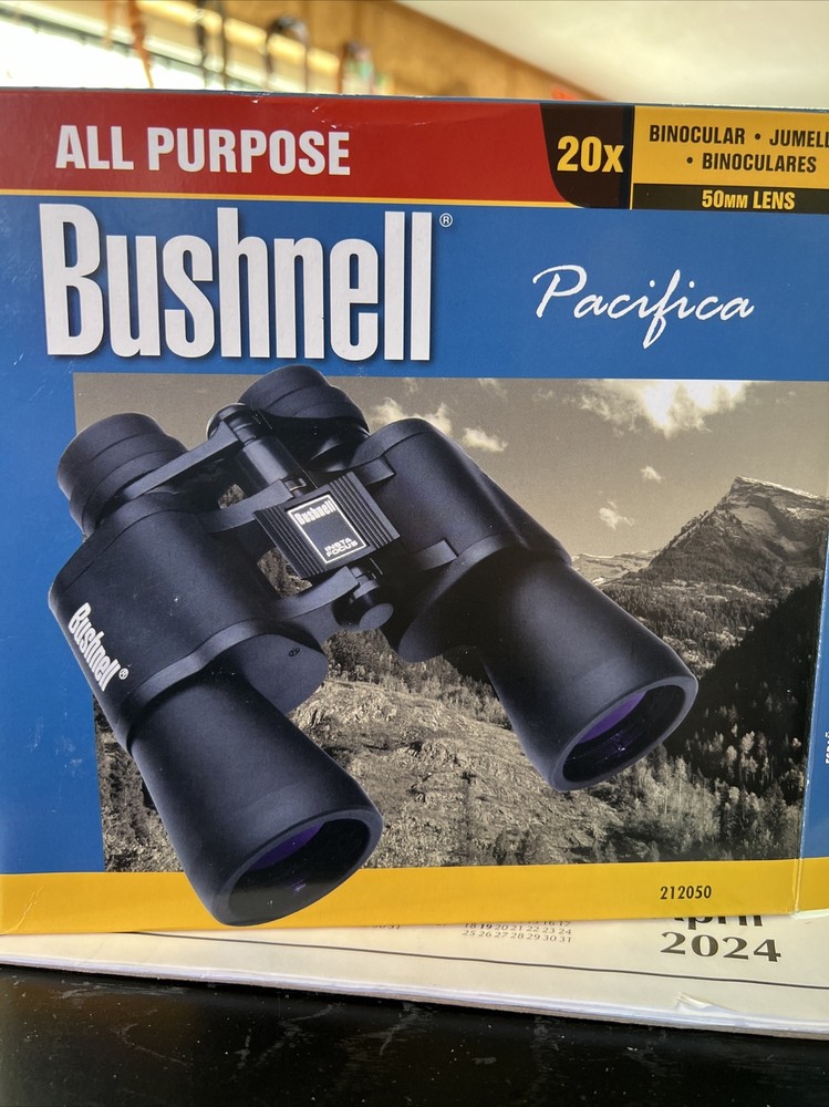 Bushnell Pacifica 20x50 All Purpose Binoculars- Open Box- Complete- Excellent