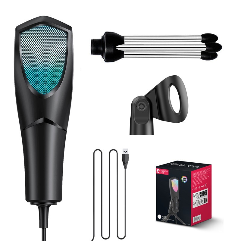 USB Microphone Condenser Desktop/Handheld Studio Record Podcasting Gaming Mic US