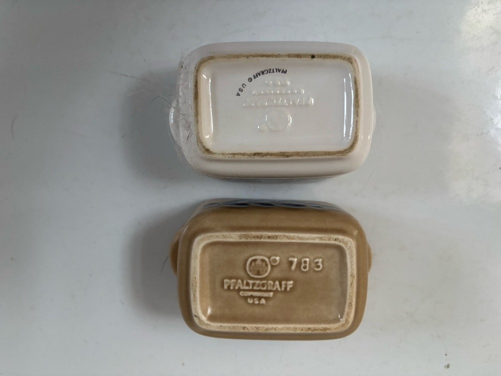 Pfaltzgraff Pottery Creamer, Sugar Packet Holders 2