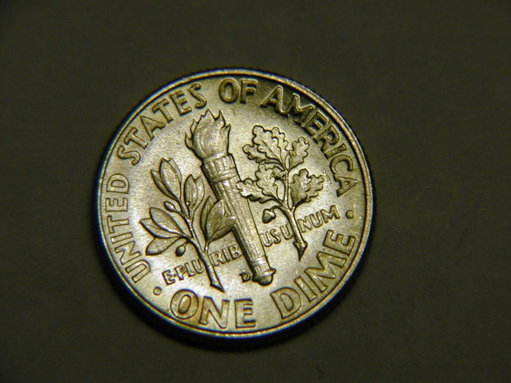 1949-D Roosevelt Dime BU uncirculated ! b