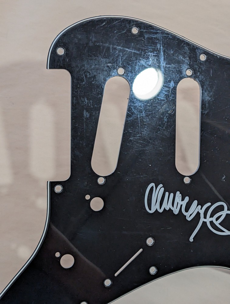 JOHN MAYALL SIGNED PICKGUARD Blues Breakers BRITISH GUITAR LEGEND COA