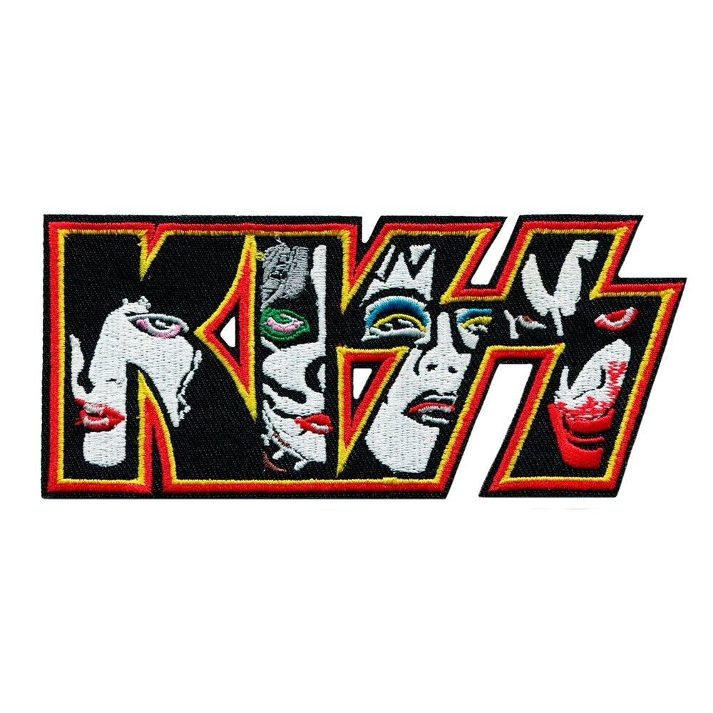 KISS Classic Rock Band Design Embroidered Iron On Patch