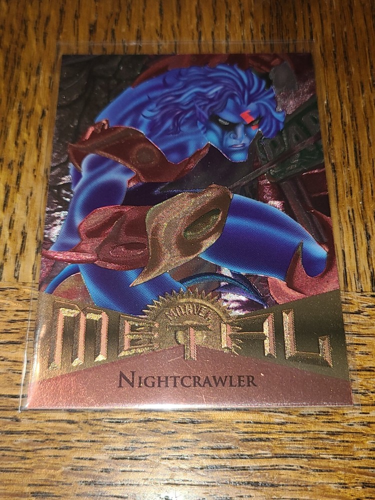 MARVEL COMICS NIGHTCRAWLER 1995 FLEER METAL #7