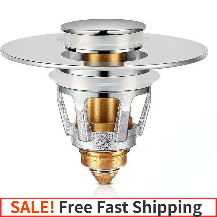 2 in 1 Drain Magic Universal Sink Stopper, Instantly Replace Broken Stoppers USA