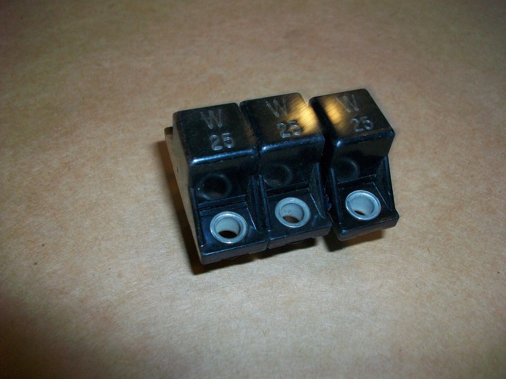 3pc Allen Bradley W25 heater  USED