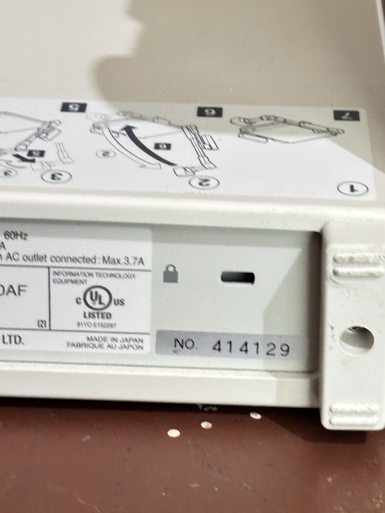 Elmo EV-2000AF Document Camera & Visual Presenter Powers On TESTED No Cords