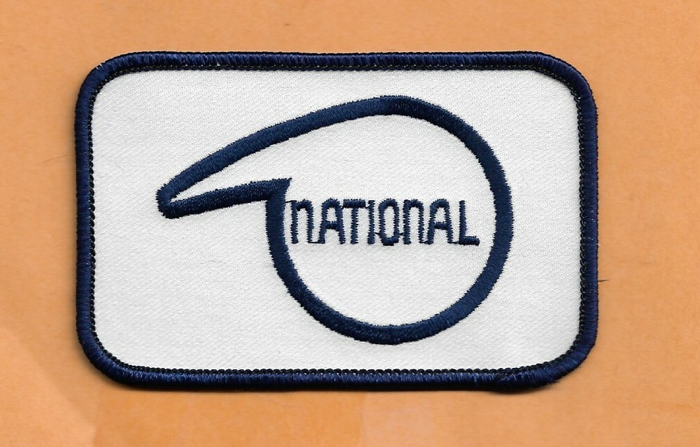 NATIONAL RACING PATCH  2 3/4" X 3 3/4"