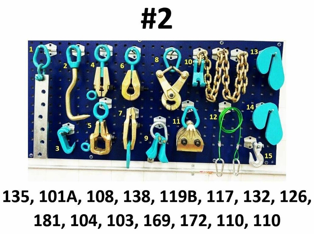 SET#2 15 Pcs HEAVY DUTY AUTO BODY FRAME MACHINE PULLING TOOLS & CLAMPS MEGA PACK