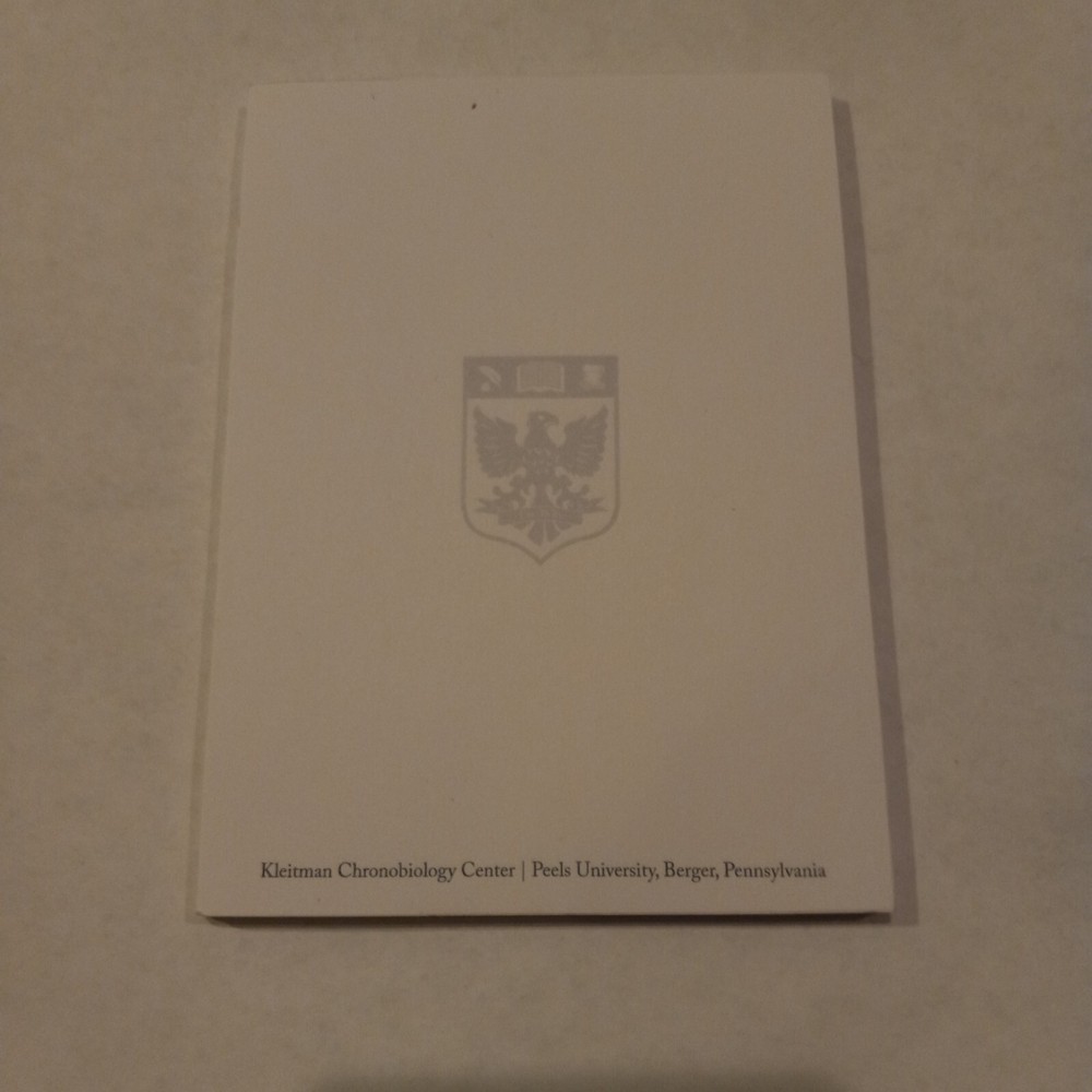 Awake 2021 Movie Prop Dr Murphy Office Notepad