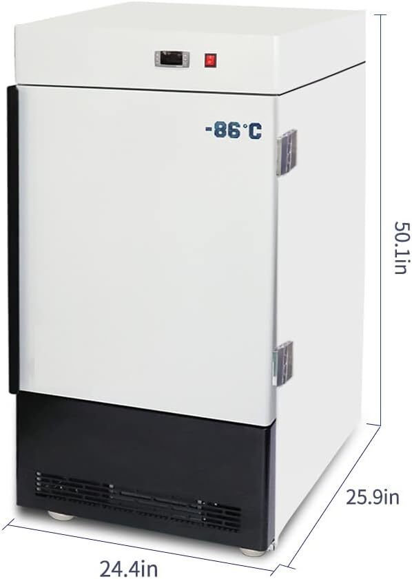 2.7 Cu Ft 80L -45℃~-86℃ Vertical UTL Lab Freezer Deep Refrigerator for Samples