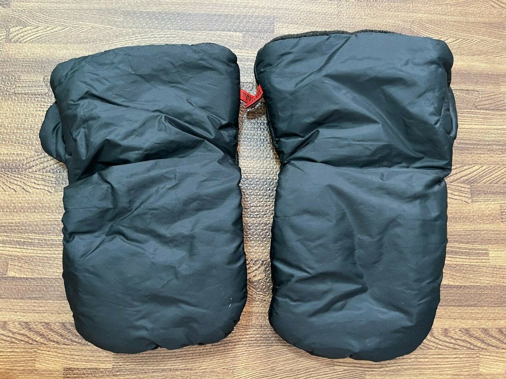 IntiPal Extra Thick Stroller Winter AntiFreeze Hand Muff Black