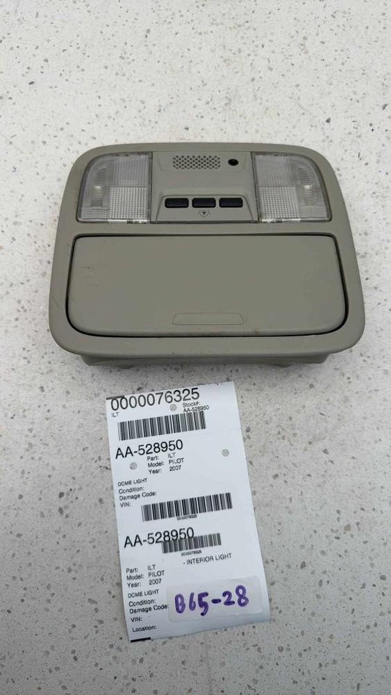 2007 HONDA PILOT Interior Light Dome Light