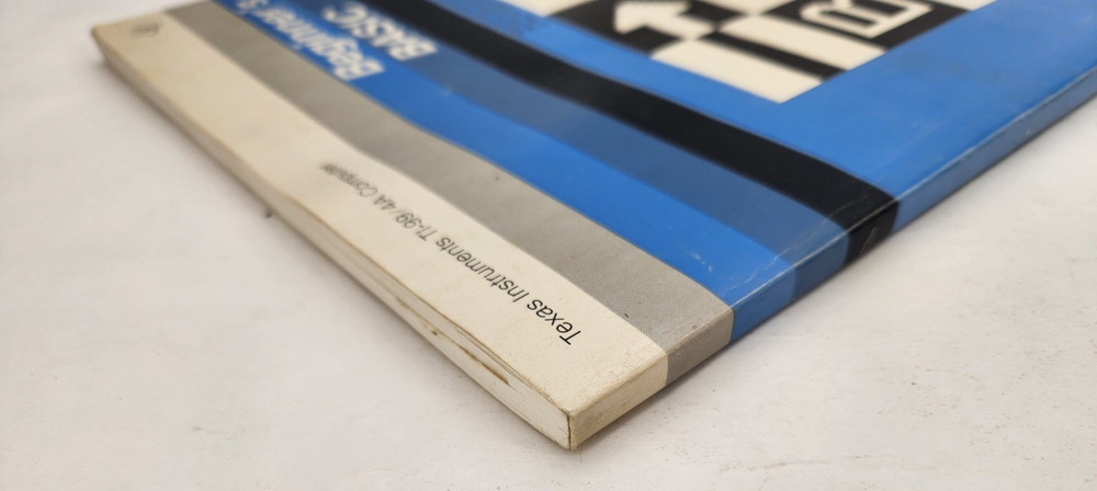 Vintage Texas Instruments TI-99/4A Computer Beginners Basic 1981 paperback Book