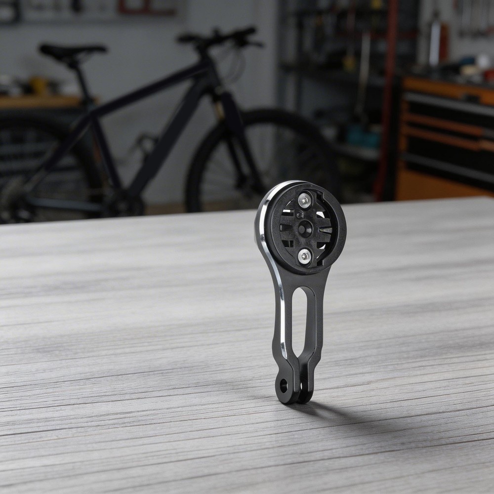 Black Alloy Handlebar Mount Adjustable for Cycling Computers and Speedometers