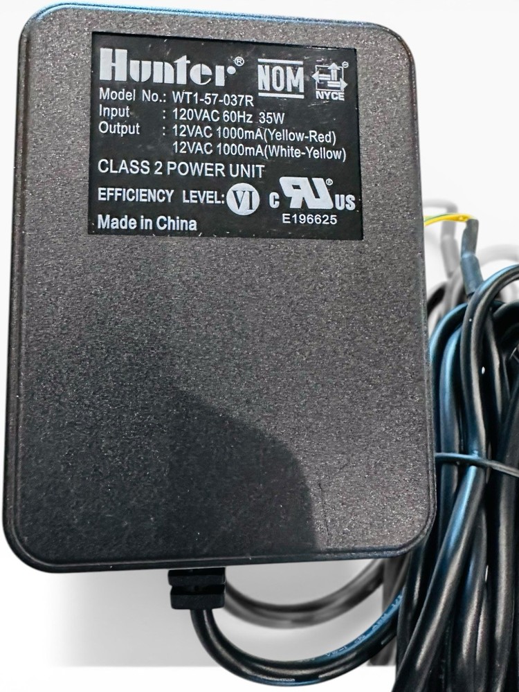 Hunter 526500 Indoor Controller/Timer External Transformer, 120/24 VAC