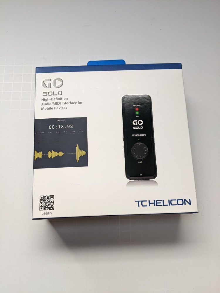 TC-Helicon GO SOLO Audio/MIDI Interface for Mobile Devices