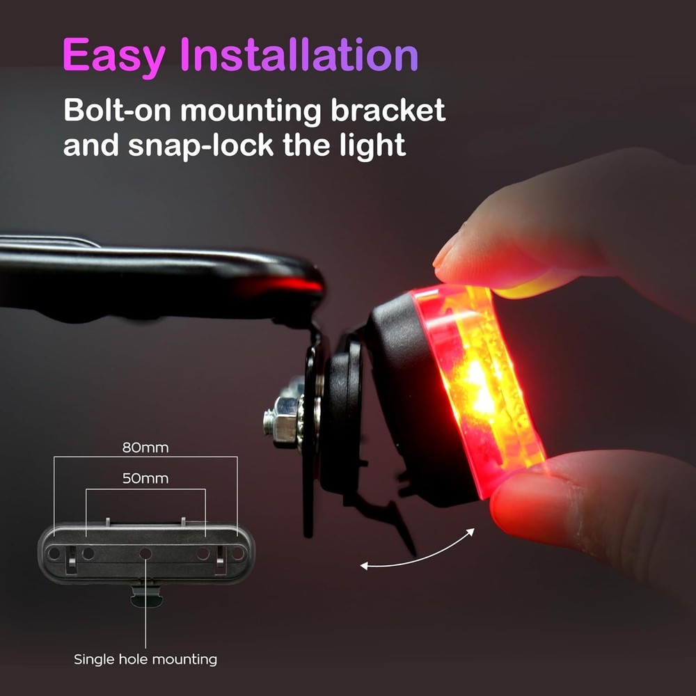 BKS-G4R Reflective Light - Sleek Design, Li-polymer Battery