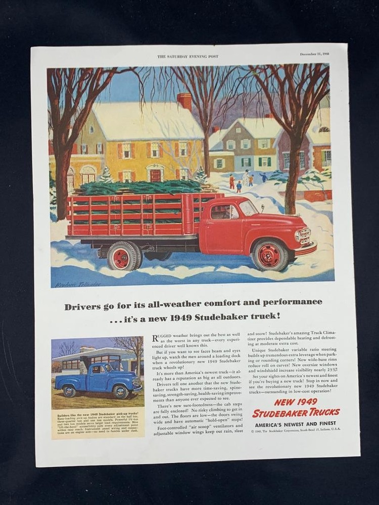 Magazine Ad* - 1949 - Studebaker Trucks - (#4)