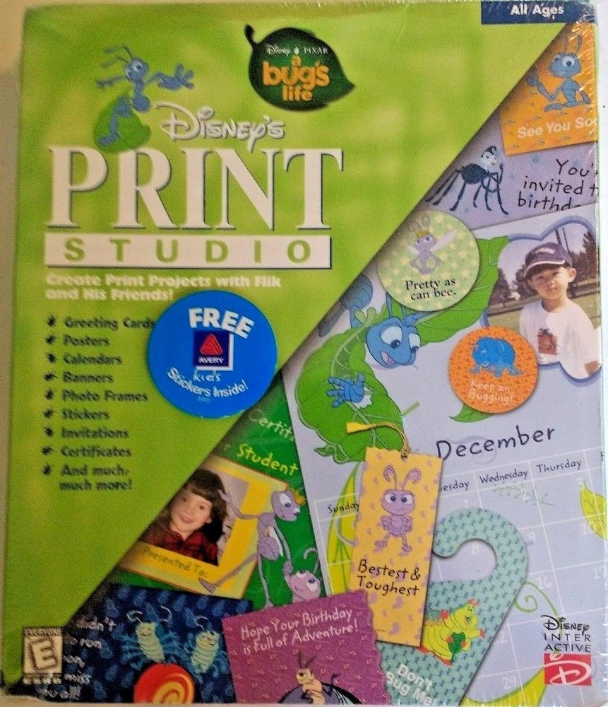 Disney's PRINT STUDIO a bug's life
