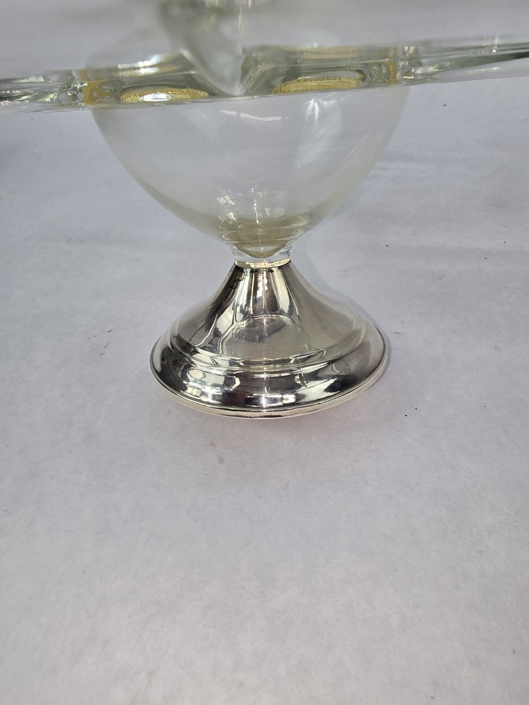 Duchin Sterling Weighted Yellow Cake Plate