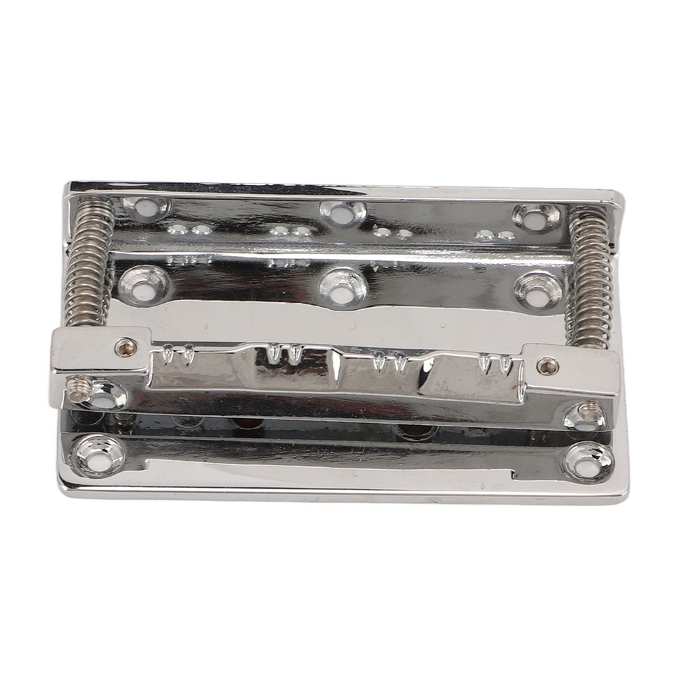 8 String Saddle Bridge Metal Glossy Finish Mandolin Bridge For Stringed