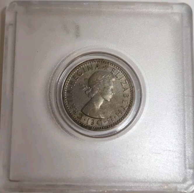 1956 Great Britain six pence