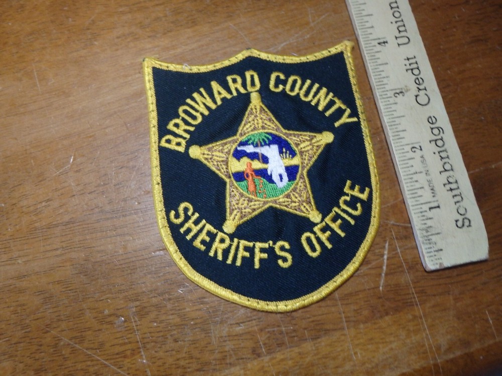 BROWARD COUNTY FLORIDA VEST OBSOLETE PATCH  PATCH BX AAA#4