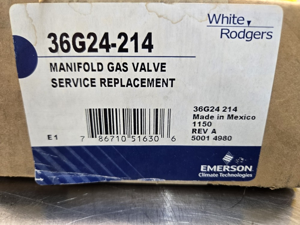 White Rodgers Manifold Gas Valve 36G24-214