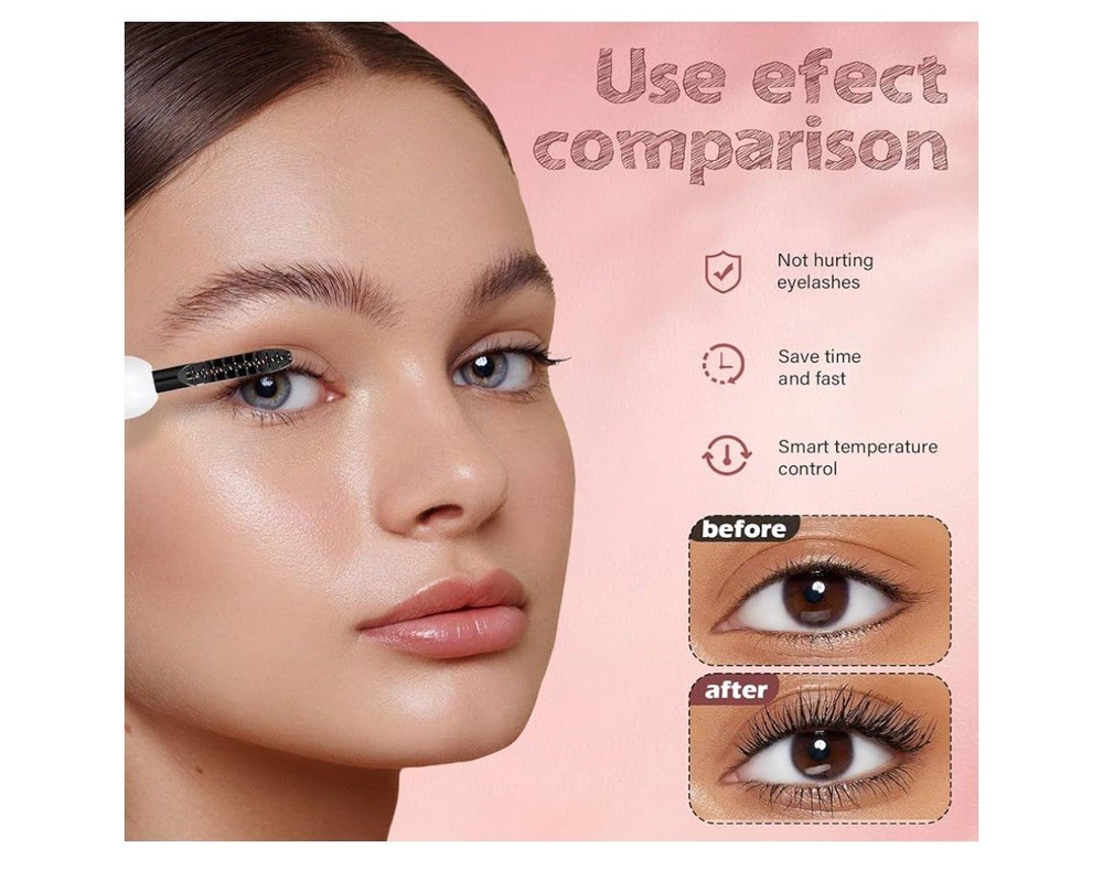 Heated Eyelash Curler for Women
