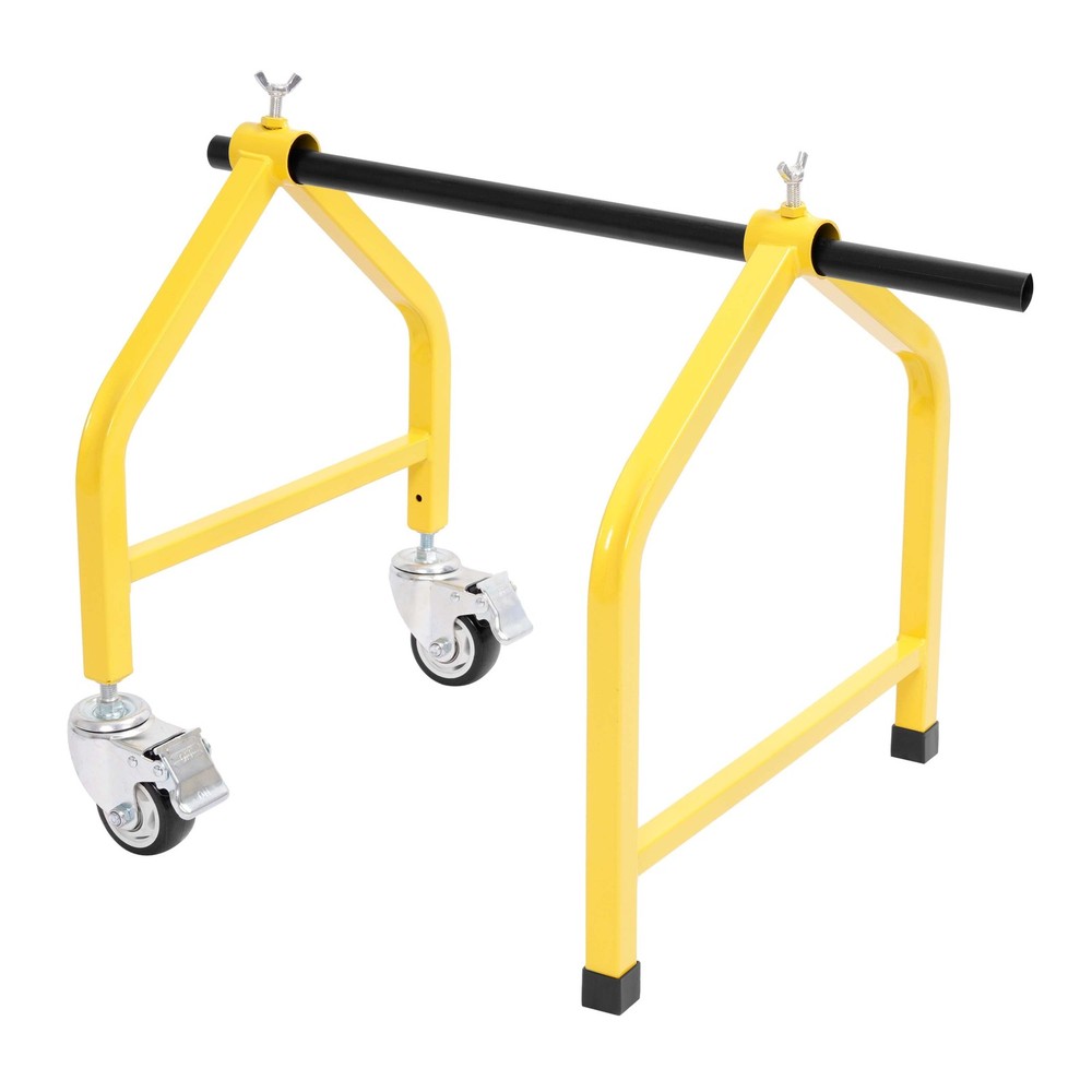 Universal Wire Spool Rack Holder on Wheel Dispenser Electrical Wire Pulling Rack