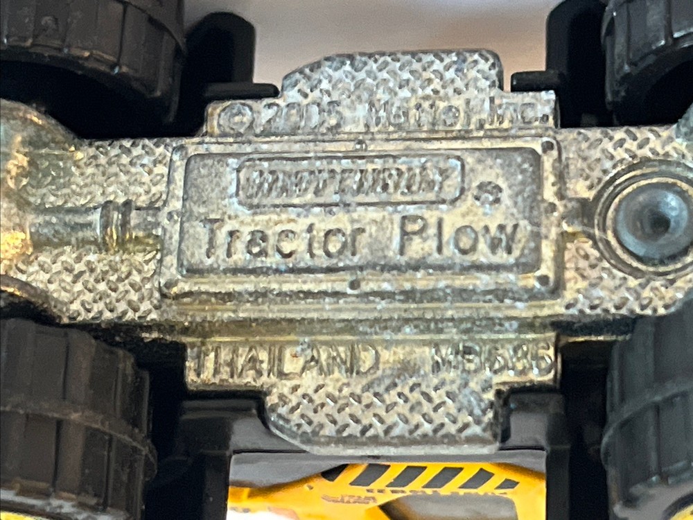 2005 MATCHBOX YELLOW ICE PLOW #5