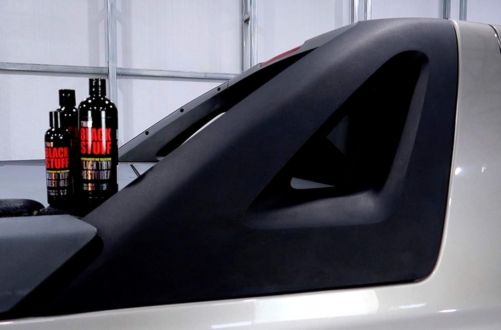 Permanent Black Plastic Trim Restorer - Easy Application for Lasting Results