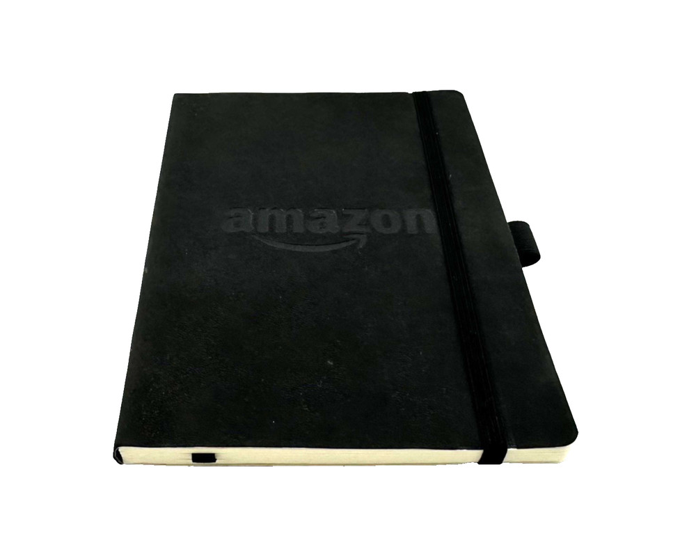 Amazon Employee Notebook Journal Book 5”x7” Lined, Black - 1 Count, Pre-owned